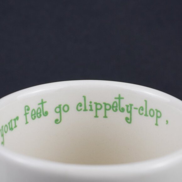 Anderton Pottery Mug Vintage Children's Nursery Rhyme Mug Equestrian Pony Motif - Picture 7 of 11